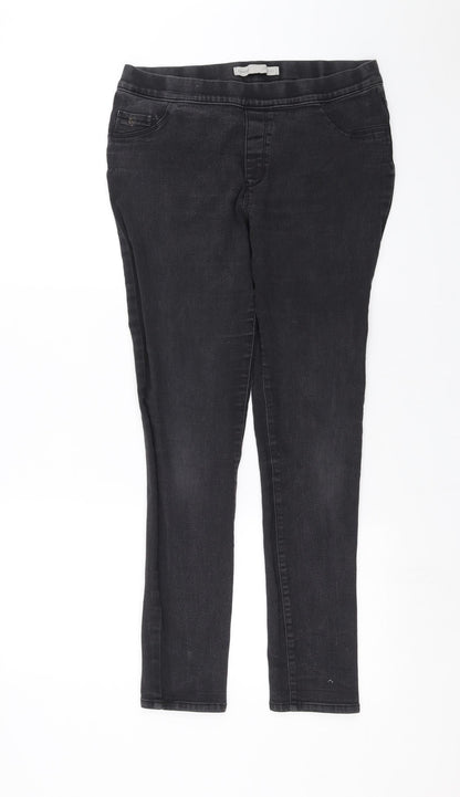 George Womens Grey  Denim Jegging Jeans Size 12 L28 in