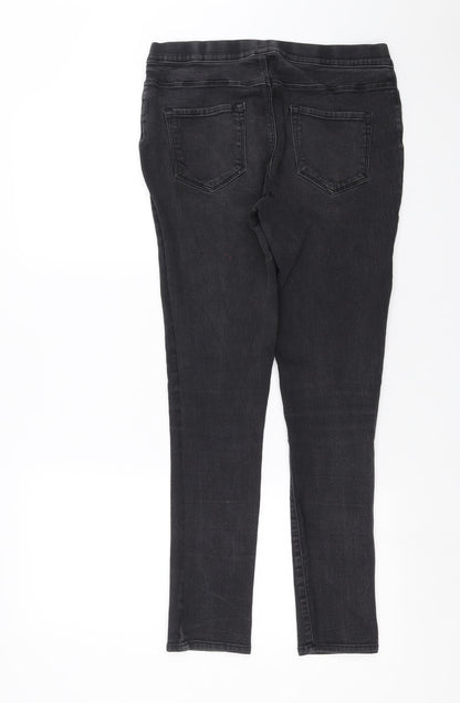 George Womens Grey  Denim Jegging Jeans Size 12 L28 in