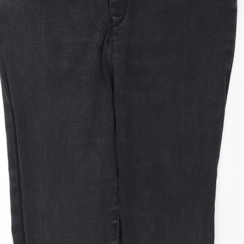 George Womens Grey  Denim Jegging Jeans Size 12 L28 in