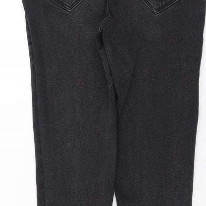 George Womens Grey  Denim Jegging Jeans Size 12 L28 in