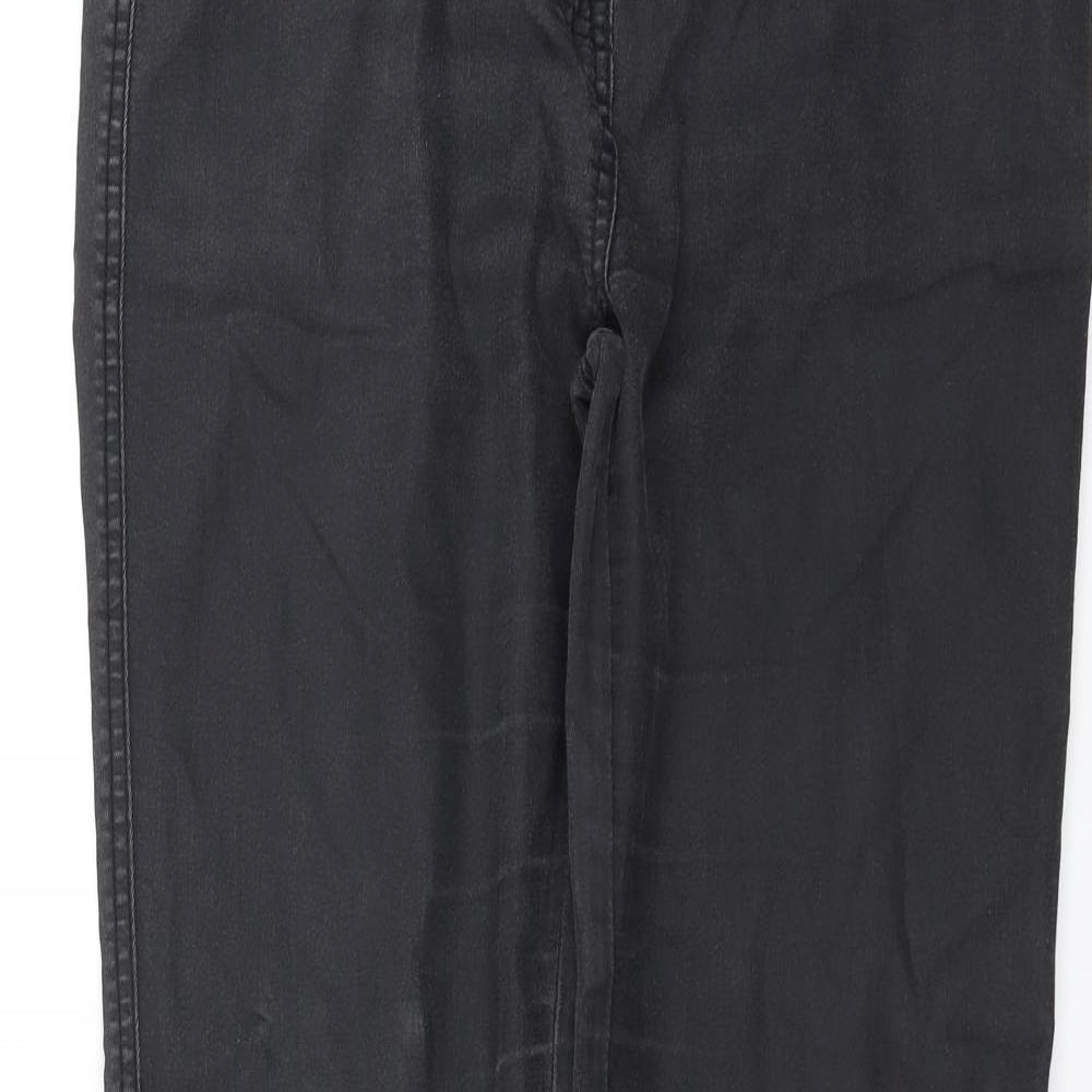 Internationale  Womens Grey  Denim Skinny Jeans Size 14 L29 in
