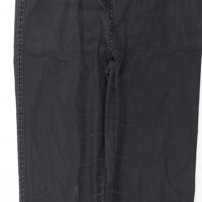 Internationale  Womens Grey  Denim Skinny Jeans Size 14 L29 in