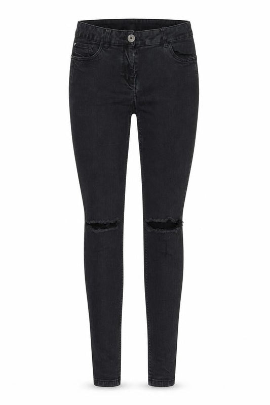 Womens UK Size 12 Nutmeg Extra-Slim Fit Skinny Grey Jeans