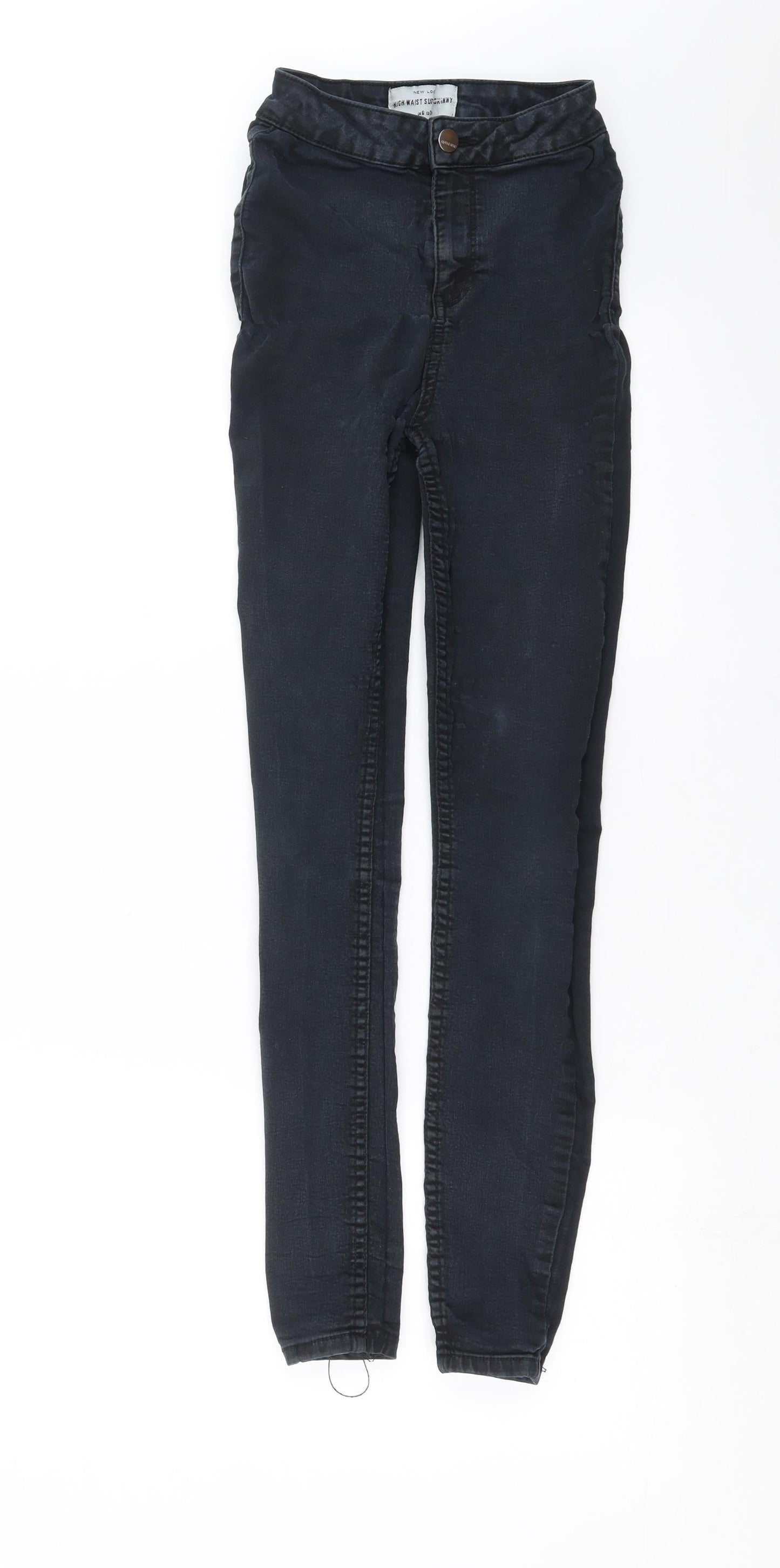 New Look Womens Blue  Denim Skinny Jeans Size 6 L27 in