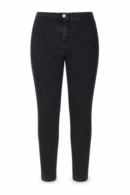 Parisian Womens Black  Denim Skinny Jeans Size 12 L29 in