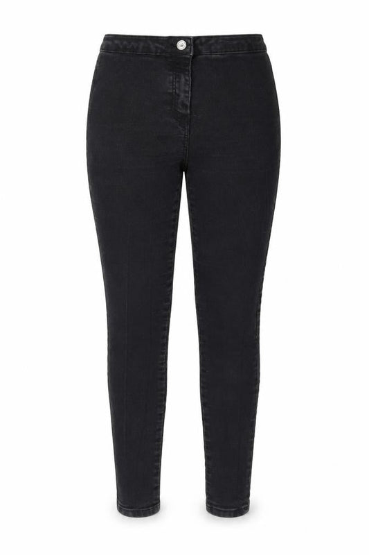 Parisian Womens Black  Denim Skinny Jeans Size 12 L29 in