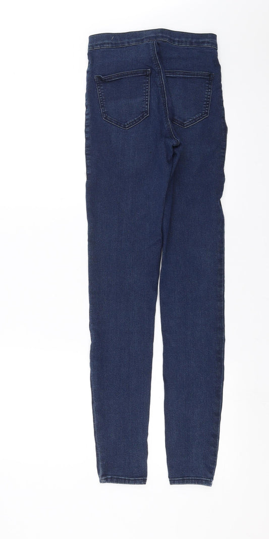 Topshop Womens Blue  Denim Skinny Jeans Size 26 in L30 in