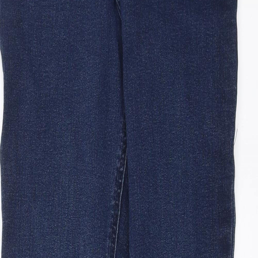 Topshop Womens Blue  Denim Skinny Jeans Size 26 in L30 in