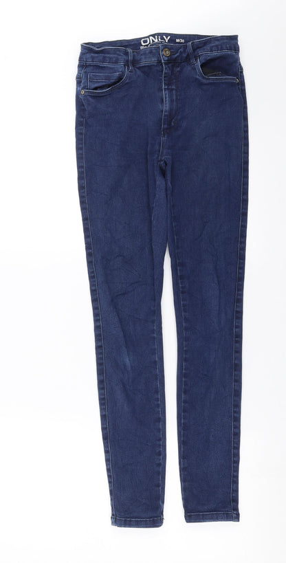 ONLY  Womens Blue  Denim Skinny Jeans Size 26 in L28 in