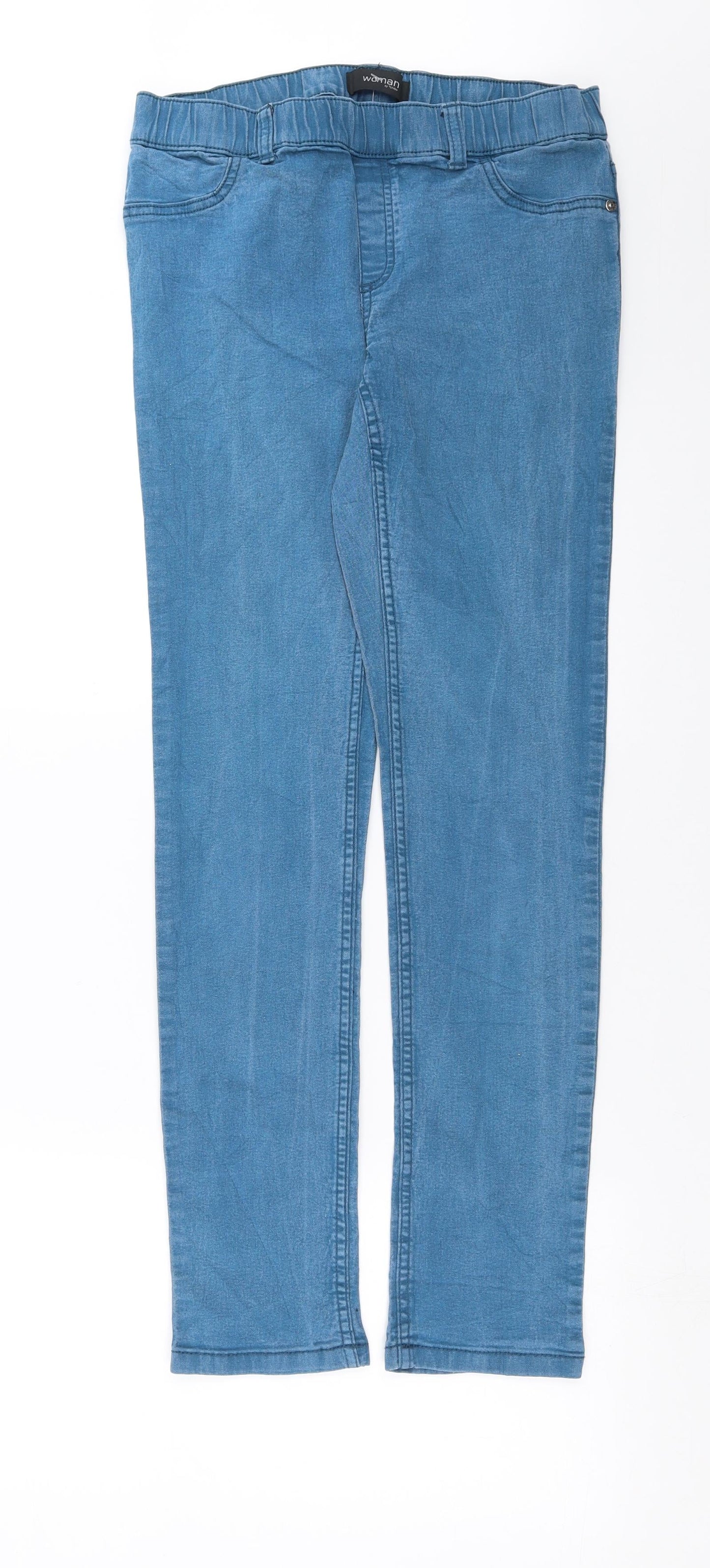 Womens UK Size 10 Tchibo Extra-Slim Fit Jegging Blue Jeans