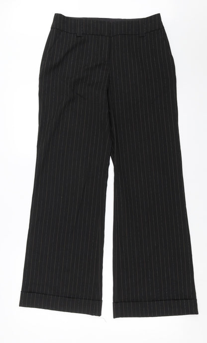 Womens UK Size 10 VERO MODA Regular Fit  Black Trousers