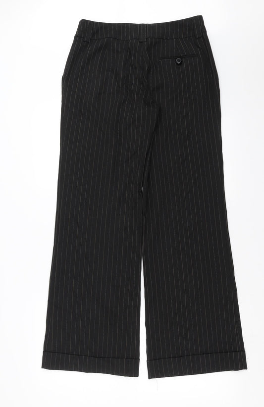 Womens UK Size 10 VERO MODA Regular Fit  Black Trousers