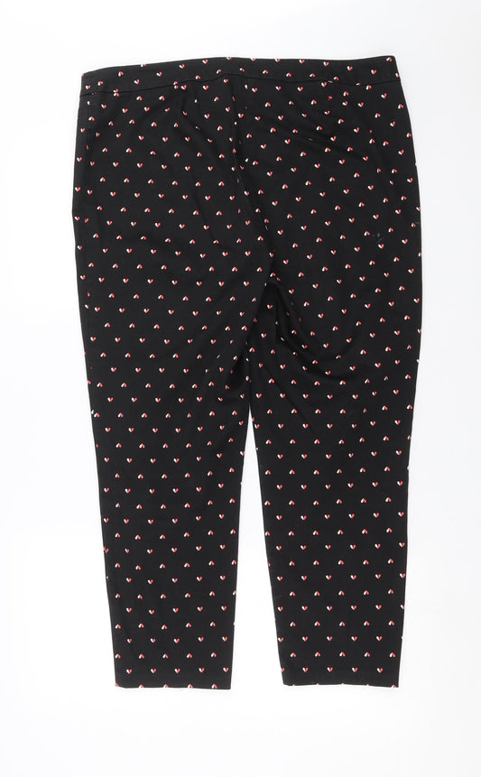 Womens UK Size 36 in Preworn Regular Fit  Black Trousers