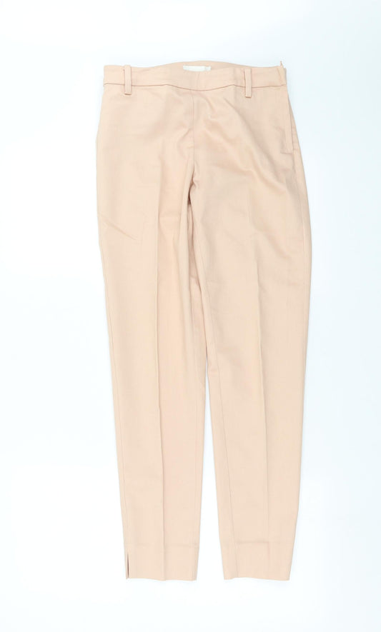 Womens UK Size 6 H&M Slim Fit  Pink Trousers