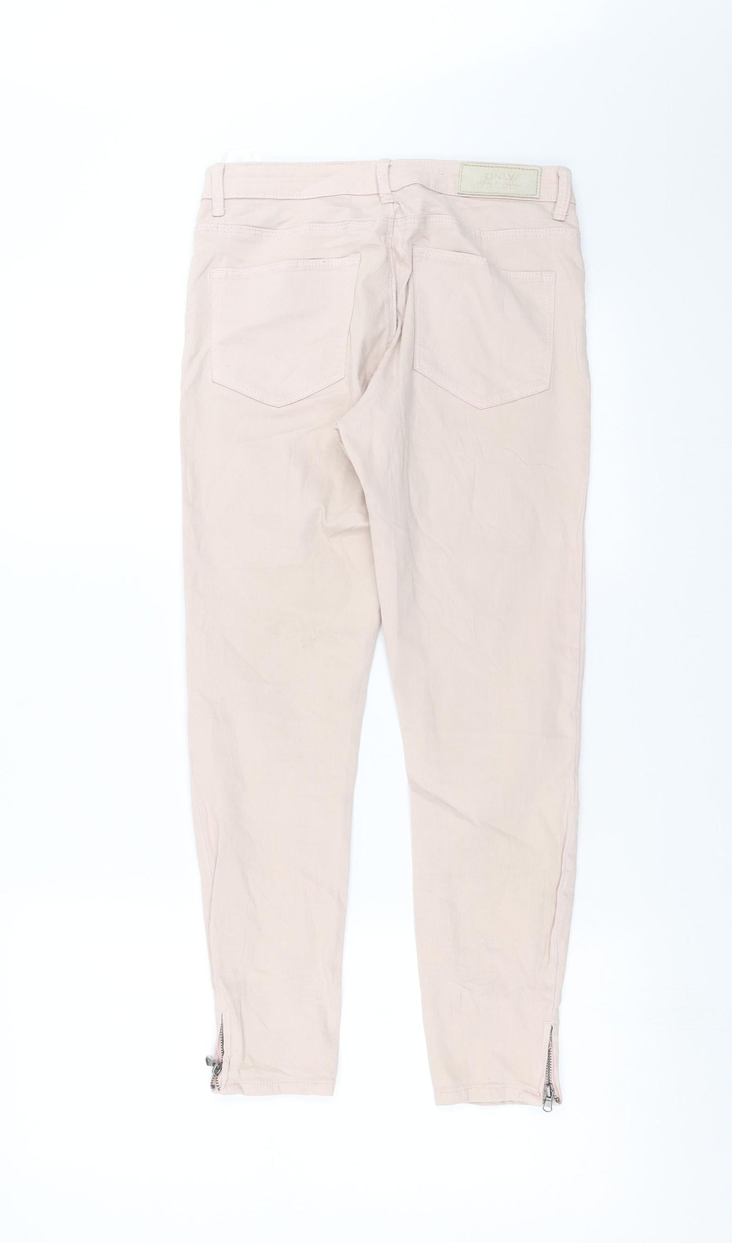 Be Only Womens Pink  Denim Skinny Jeans Size 8 L25 in