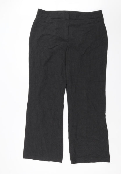 Womens UK Size 18 Marks and Spencer Regular Fit  Grey Trousers