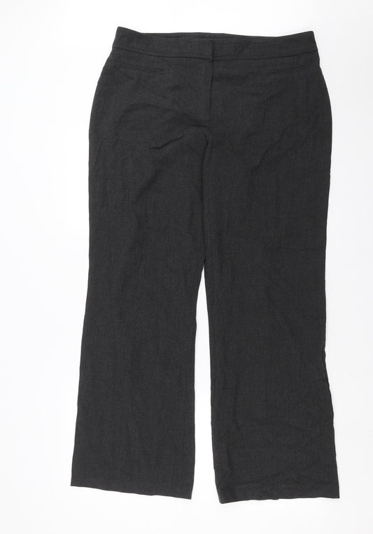 Womens UK Size 18 Marks and Spencer Regular Fit  Grey Trousers