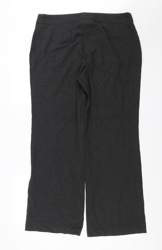 Womens UK Size 18 Marks and Spencer Regular Fit  Grey Trousers