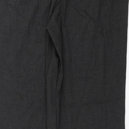 Womens UK Size 18 Marks and Spencer Regular Fit  Grey Trousers