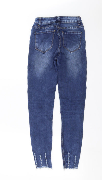 Womens UK Size 6 Laulia Extra-Slim Fit Skinny Blue Jeans