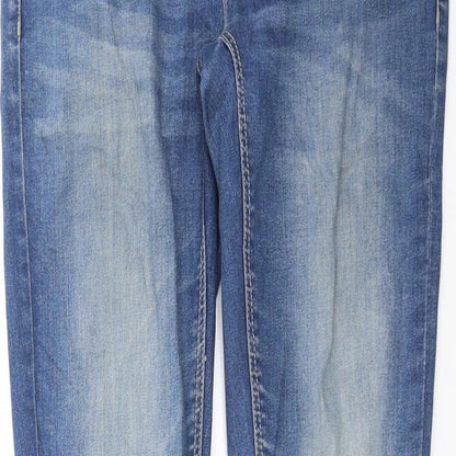 Womens UK Size 8 House Denim Slim Fit Straight Blue Jeans
