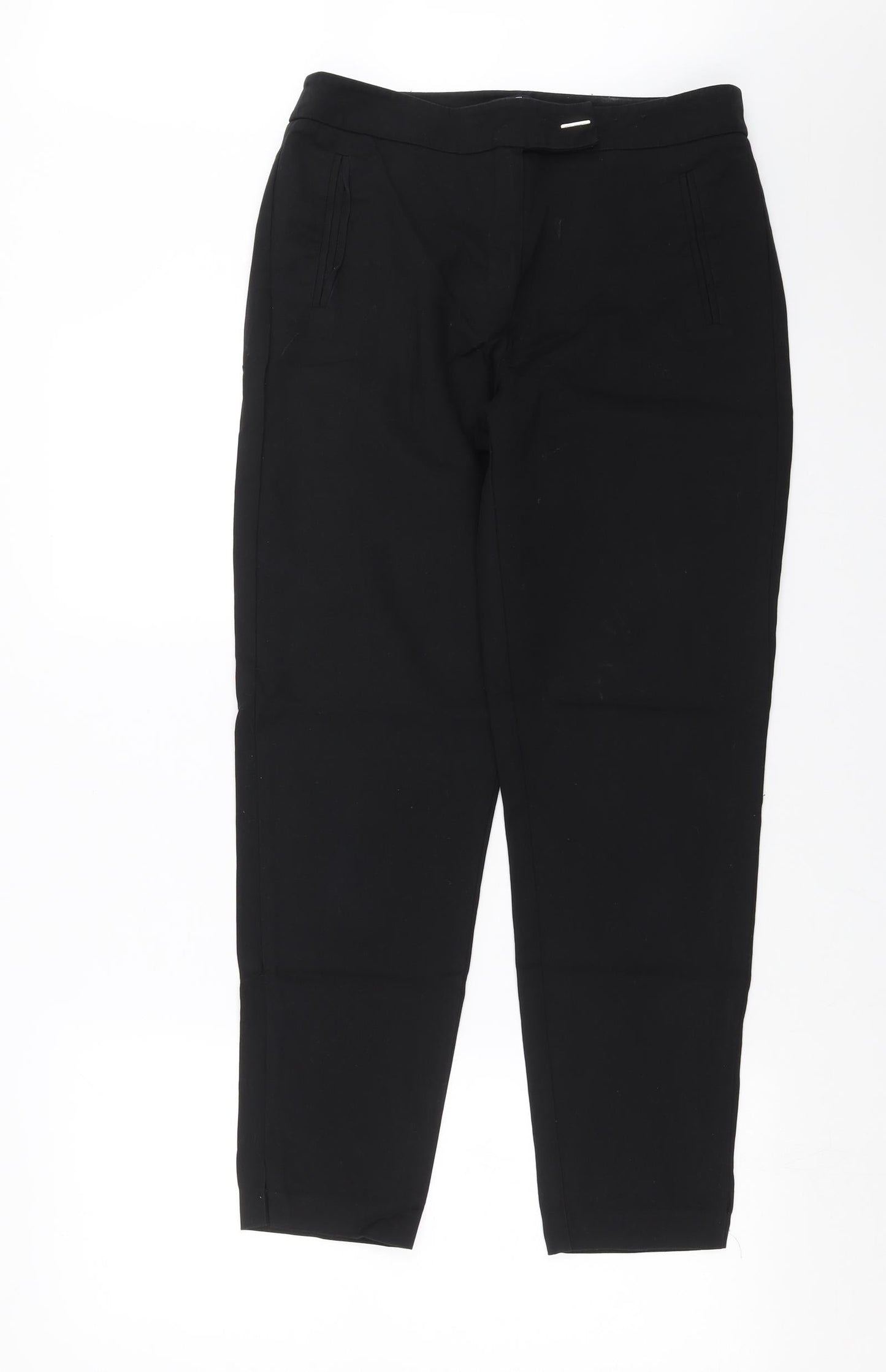 Womens UK Size 10 F&F Regular Fit  Black Trousers