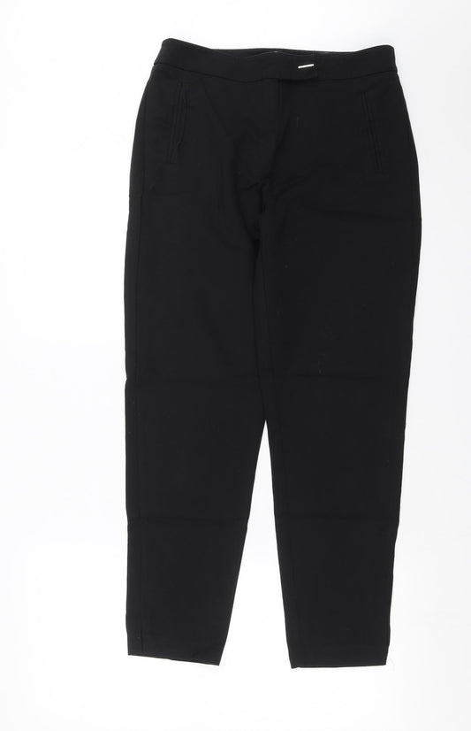 F&F Womens Black   Trousers  Size 10 L27 in