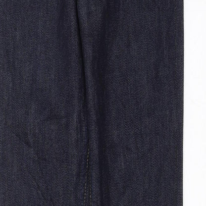 33 Womens Blue  Denim Straight Jeans Size 26 in L33 in