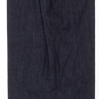 33 Womens Blue  Denim Straight Jeans Size 26 in L33 in