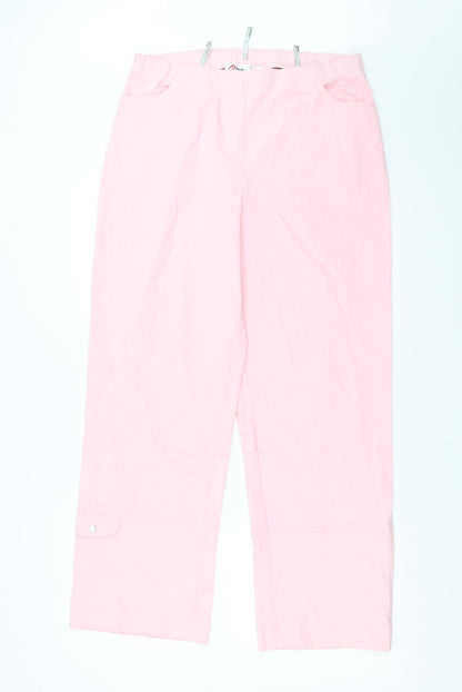 INTERCHIC Womens Pink   Trousers  Size 32 in L28 in