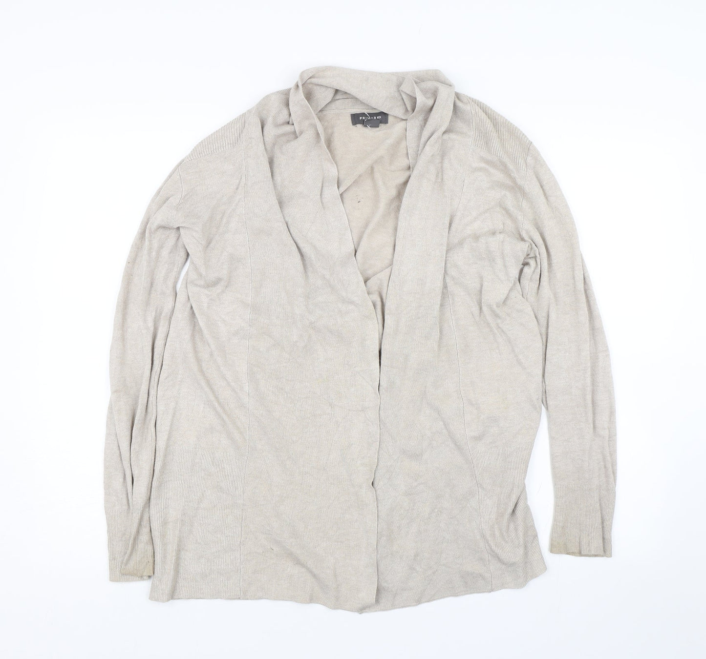 Primark Womens Beige   Cardigan Jumper Size XS