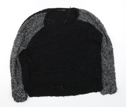 Womens UK Size 10 Atmosphere Black Pullover Jumper