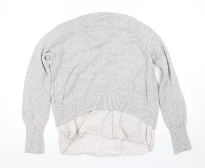 Womens UK Size M Matalan Grey Pullover Jumper