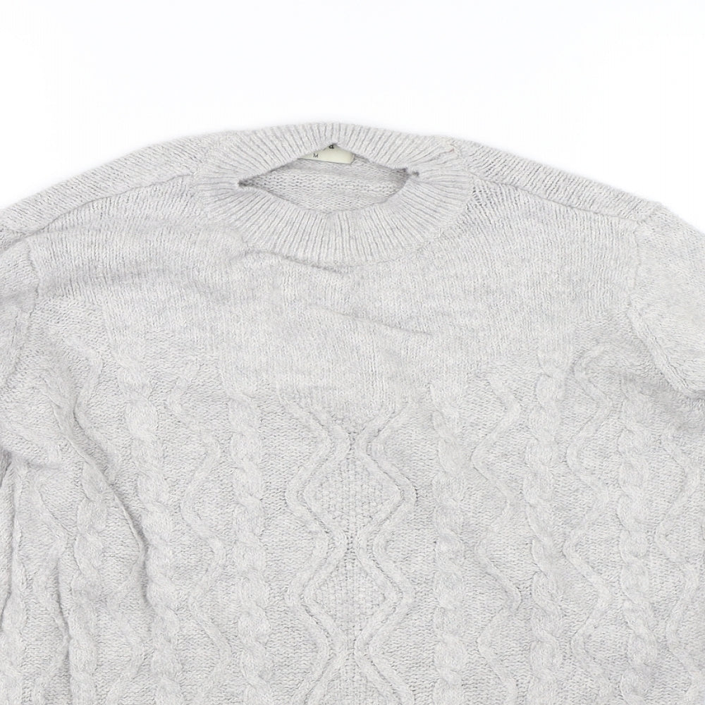 Womens UK Size M Matalan Grey Pullover Jumper