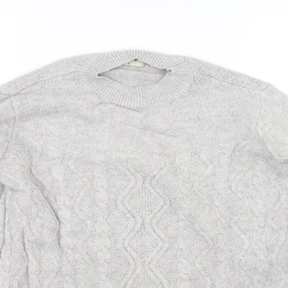 Womens UK Size M Matalan Grey Pullover Jumper