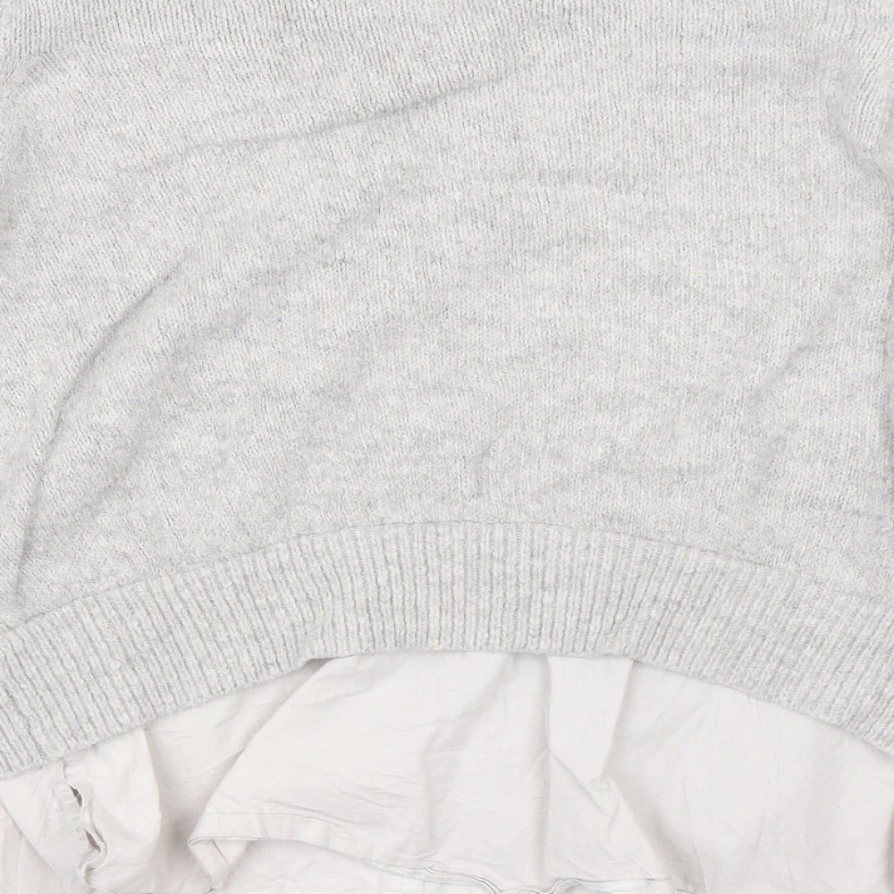Womens UK Size M Matalan Grey Pullover Jumper