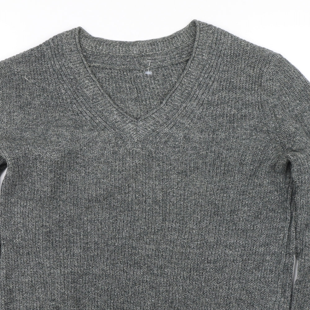 Womens UK Size XS H&M Green Pullover Jumper