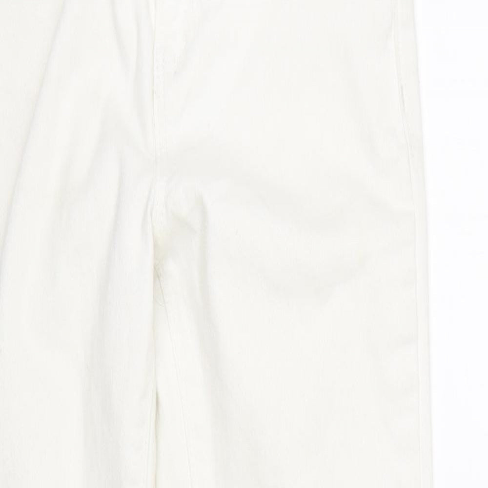 New Look Womens White  Denim Skinny Jeans Size 6 L24 in