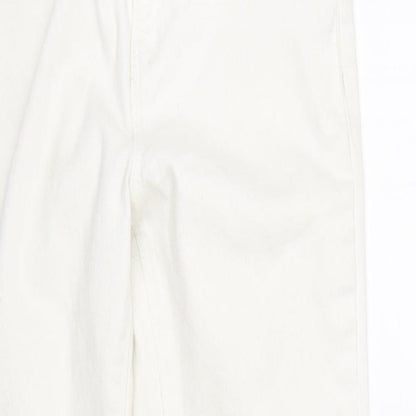 New Look Womens White  Denim Skinny Jeans Size 6 L24 in