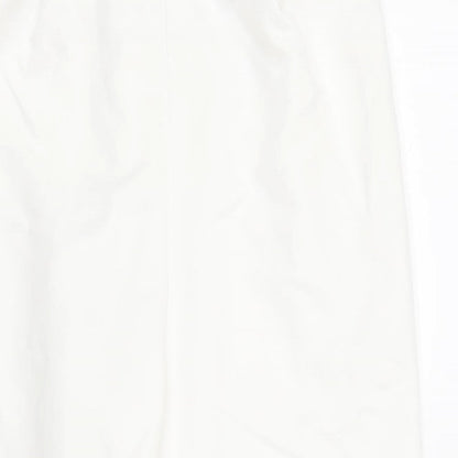 BM Womens White   Trousers  Size 12 L24 in