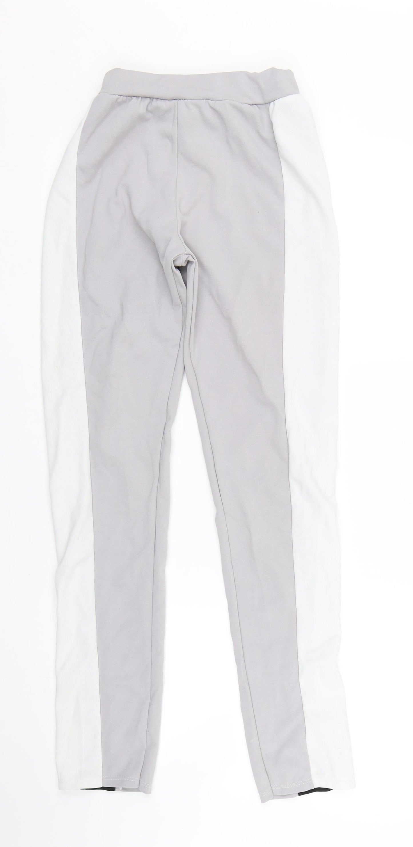 Womens UK Size S Preworn Regular Fit Sweatpants Grey Trousers