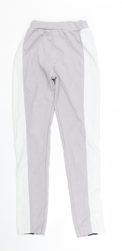 Womens UK Size S Preworn Regular Fit Sweatpants Grey Trousers