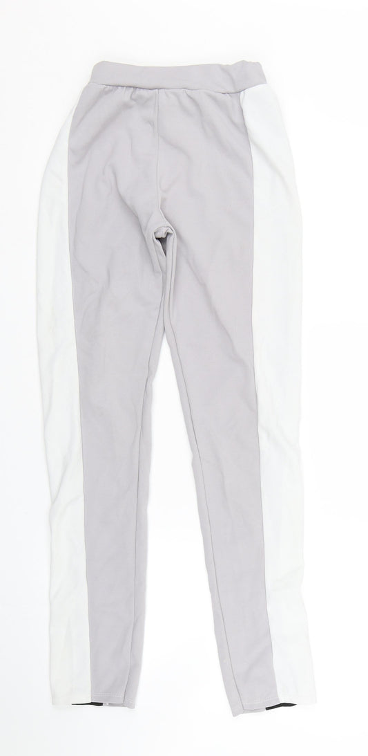 Womens UK Size S Preworn Regular Fit Sweatpants Grey Trousers