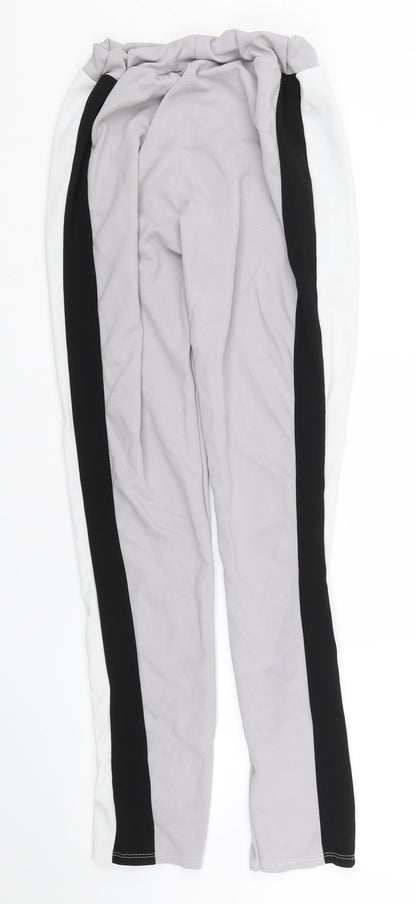 Womens UK Size S Preworn Regular Fit Sweatpants Grey Trousers