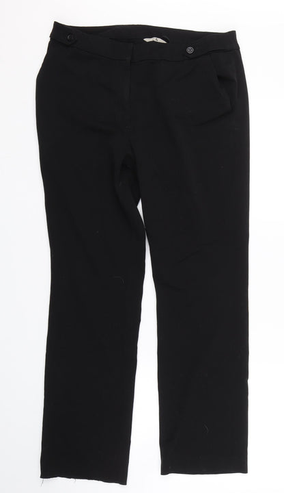 TU Womens Black   Trousers  Size 14 L25 in