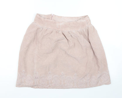 Janina Womens Pink Floral  Mini Skirt Size 8