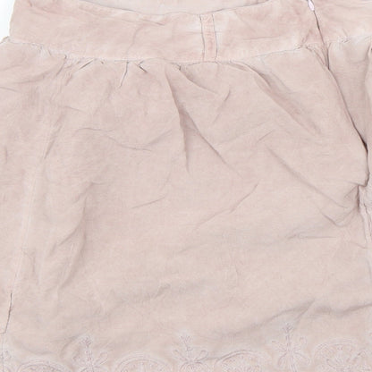 Janina Womens Pink Floral  Mini Skirt Size 8