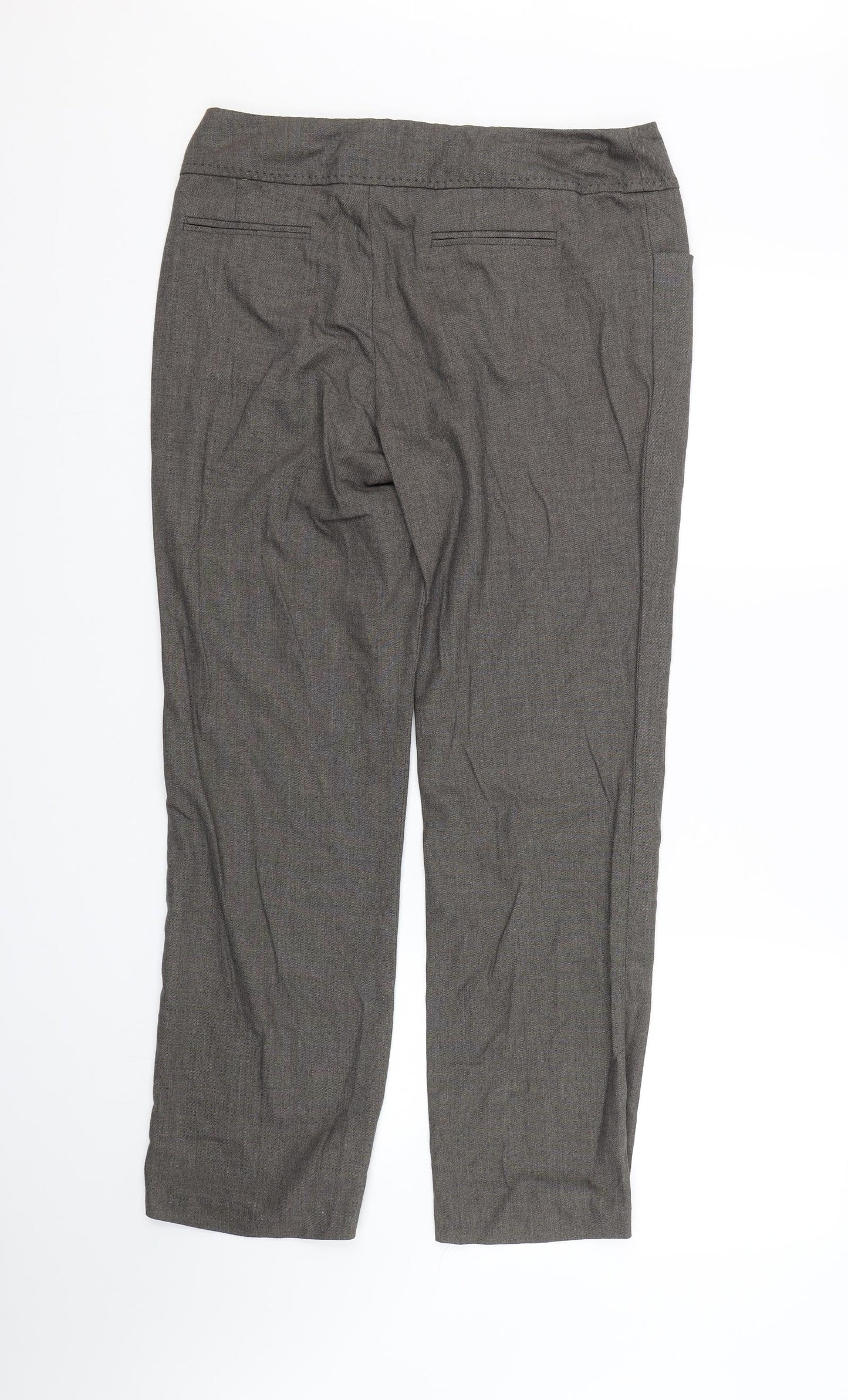 Womens UK Size 12 M&S Regular Fit  Brown Trousers