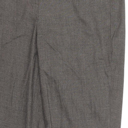 Womens UK Size 12 M&S Regular Fit  Brown Trousers
