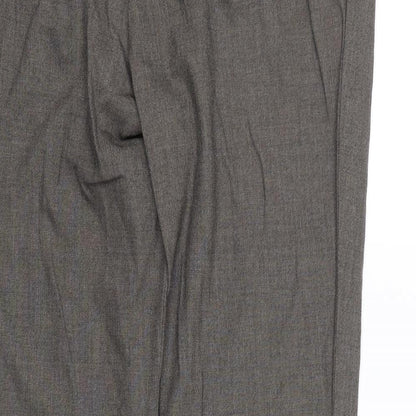 Womens UK Size 12 M&S Regular Fit  Brown Trousers